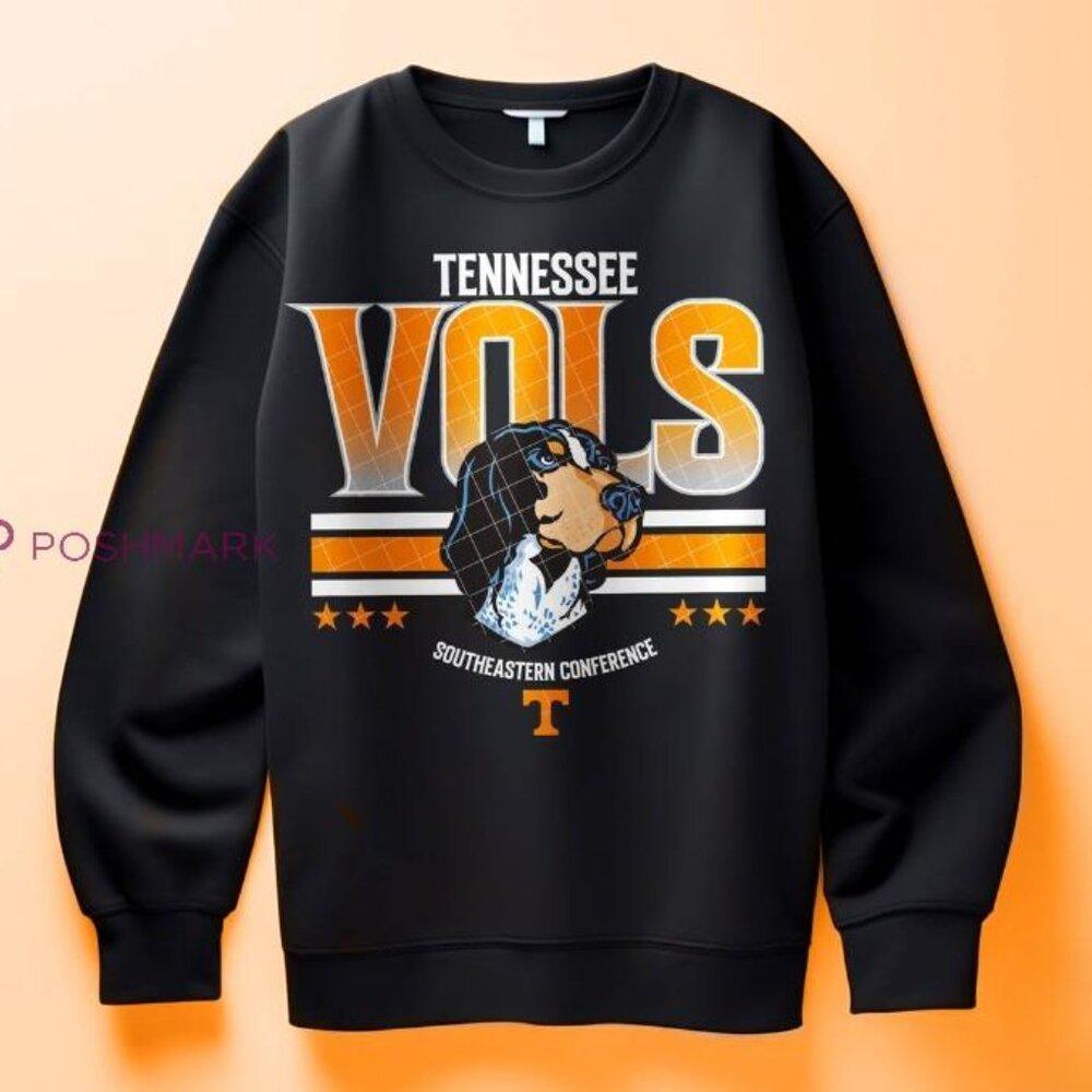 Black Tennessee Vols Football Logo Sweatshirt Shirt Retro Elbertfranklin5